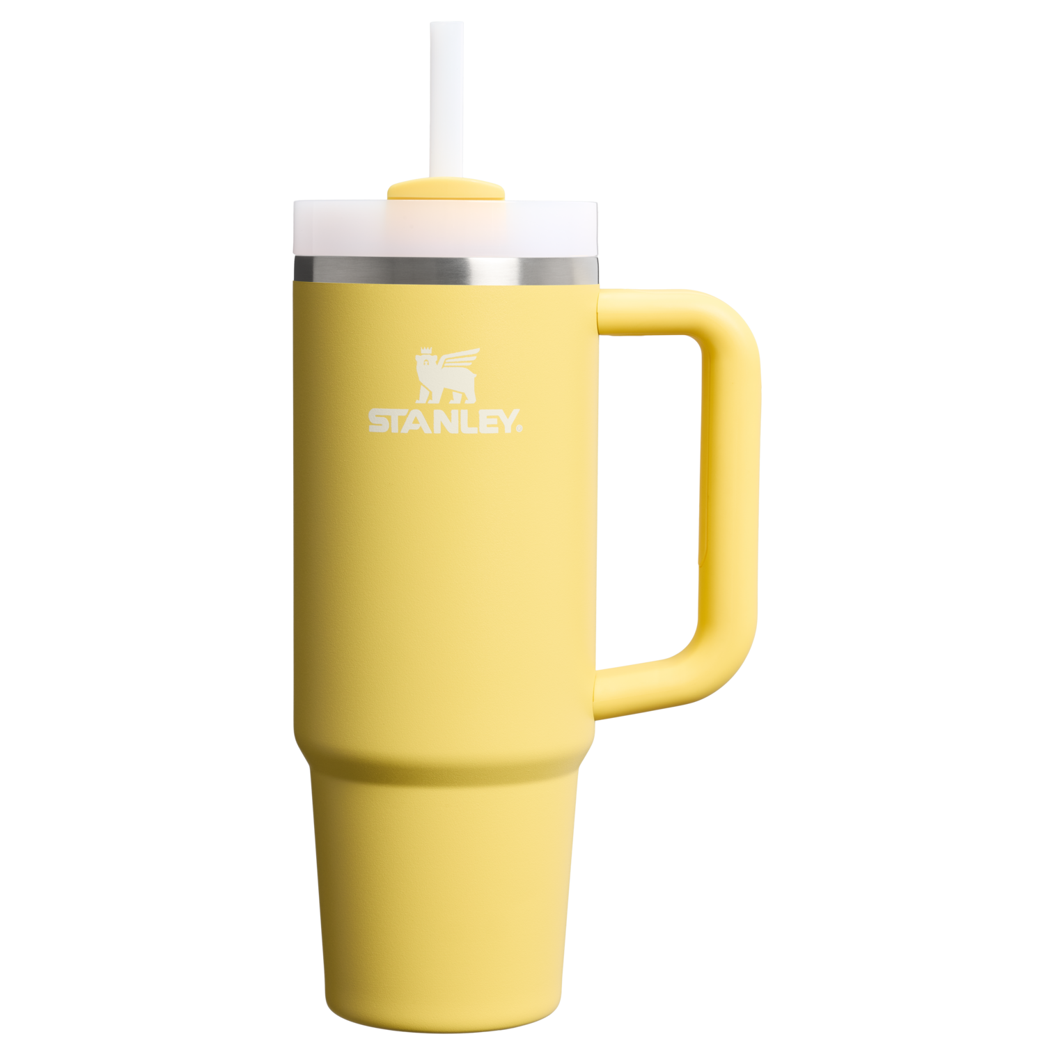 Splash-Resistant FlowState The Quencher H2.0 Flowstate Tumbler D051L - 40oz Large Capacity Car-Cup Friendly Quencher - Daffodil