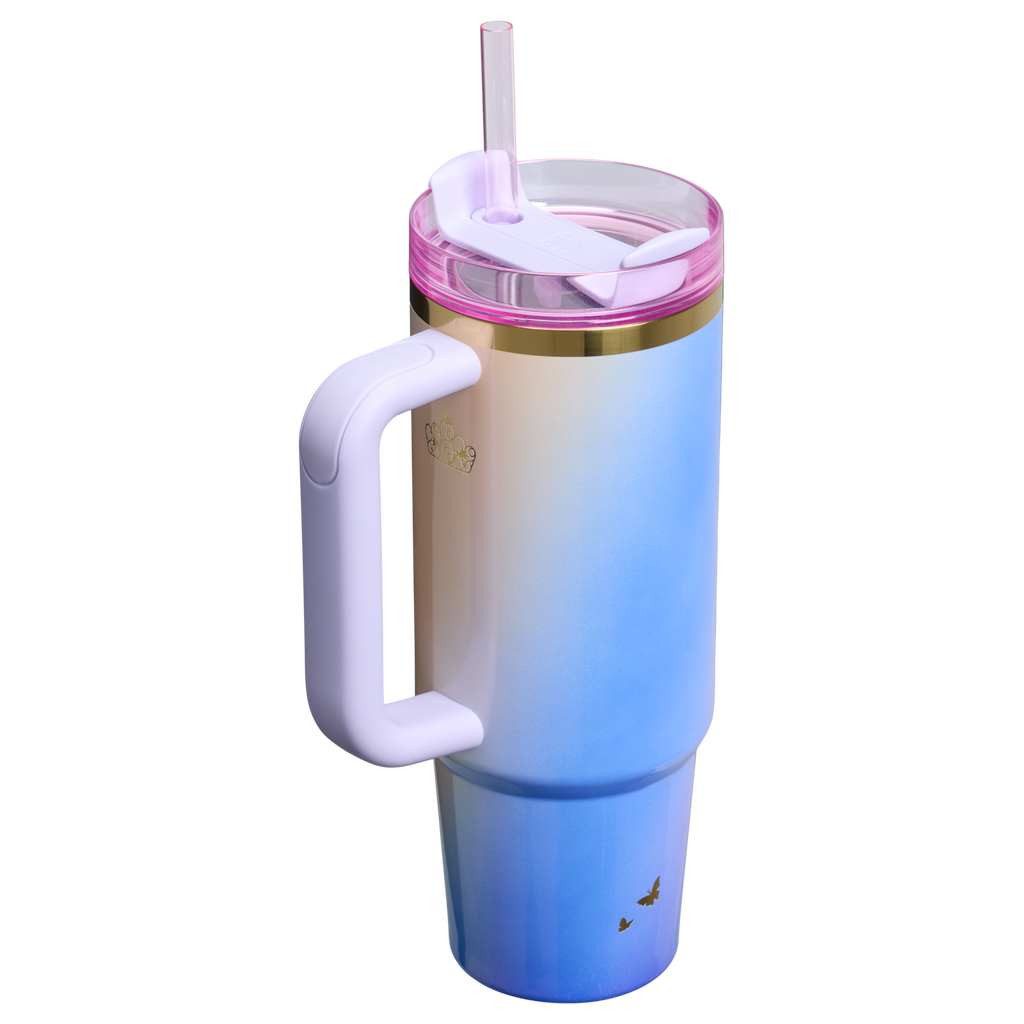 Splash-Resistant FlowState The Wicked for Good Quencher H2.0 Flowstate Tumbler D246P - FlowState 3-Position Lid Insulated Travel Mug Detail