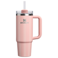 Large Capacity The Quencher H2.0 Flowstate Tumbler D343V - Premium Stainless Steel Straw Cup for All-Day Hydration - Peach Rose Picnic Stripe