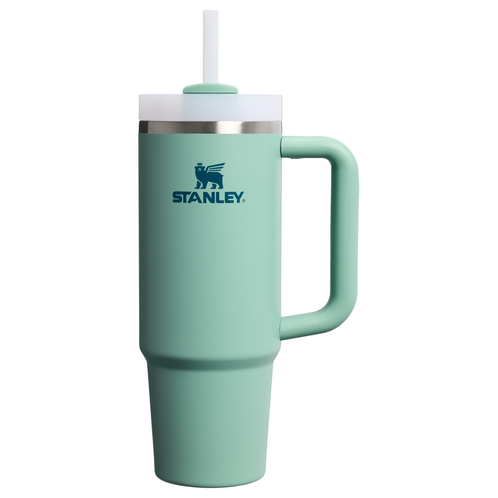 Splash-Resistant FlowState The Quencher H2.0 Flowstate Tumbler D051L - 40oz Large Capacity Car-Cup Friendly Quencher - Spring Green