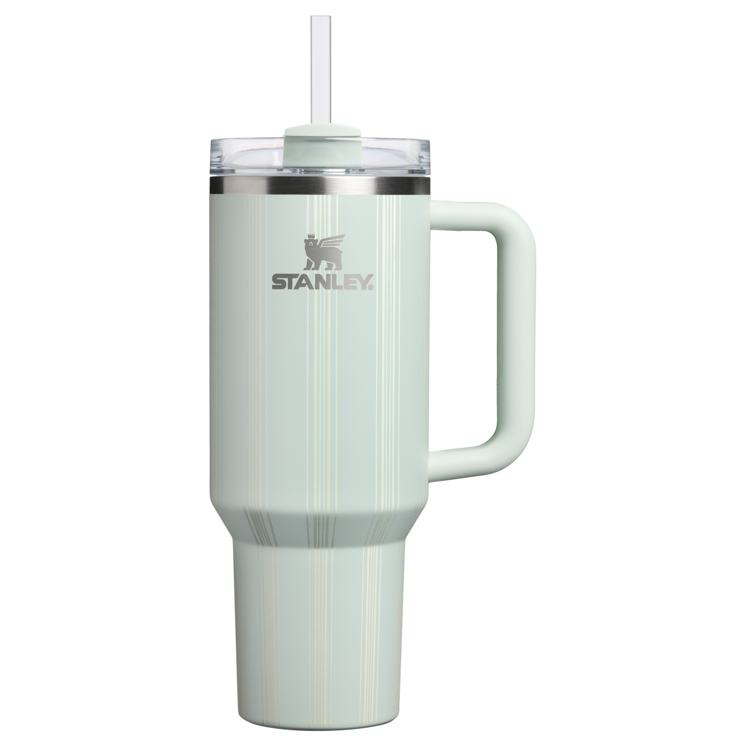 Car-Cup Friendly The Quencher H2.0 Flowstate Tumbler D342C - 40oz Large Capacity Car-Cup Friendly Quencher - Mist Picnic Stripe