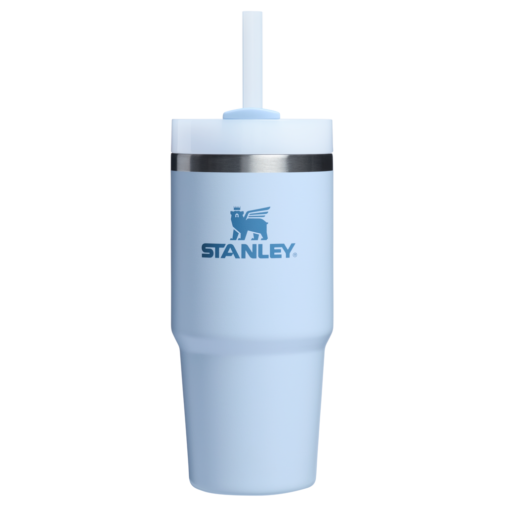 Car-Cup Friendly The Quencher H2.0 Flowstate Tumbler  | Stanley Create D329E - Premium Stainless Steel Straw Cup for All-Day Hydration - Glacier