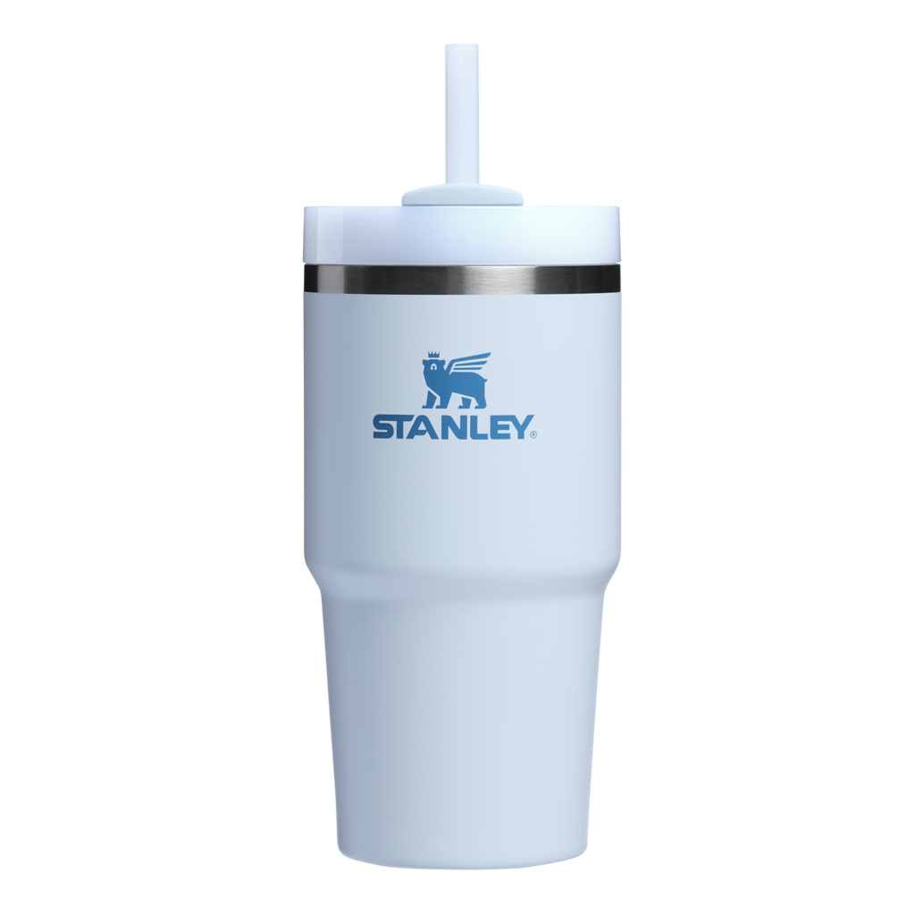 Splash-Resistant FlowState The Quencher H2.0 Flowstate Tumbler D030T - Double-Wall Vacuum Insulated Travel Tumbler with Straw - Glacier