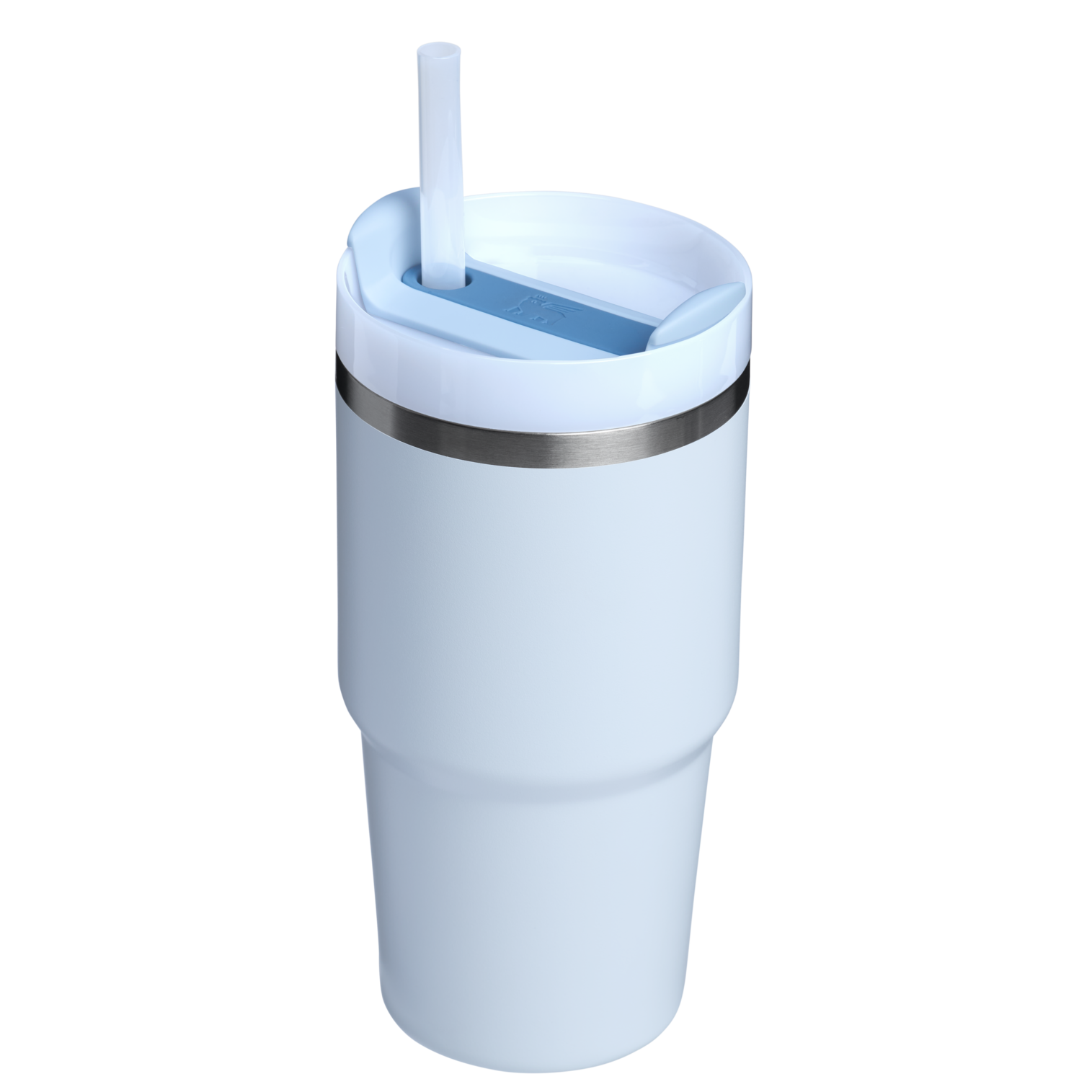 Splash-Resistant FlowState The Quencher H2.0 Flowstate Tumbler D030T - Double-Wall Vacuum Insulated Travel Tumbler with Straw Detail