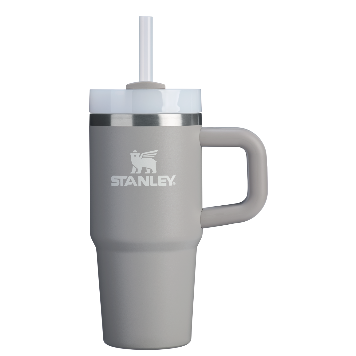 Splash-Resistant FlowState The Quencher H2.O Flowstate Tumbler D068Z - Premium Stainless Steel Straw Cup for All-Day Hydration - Ash