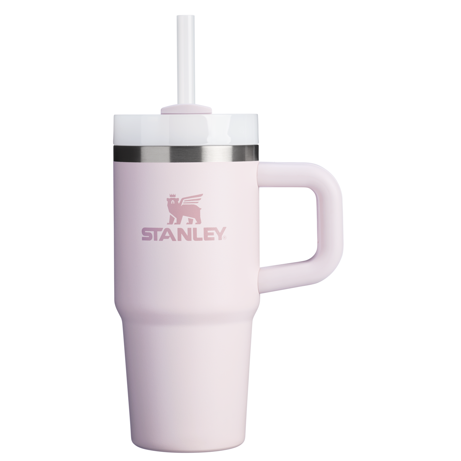 Insulated Travel The Quencher H2.O Flowstate Tumbler | Stanley Create D291F - 40oz Large Capacity Car-Cup Friendly Quencher - Rose Quartz 2.0
