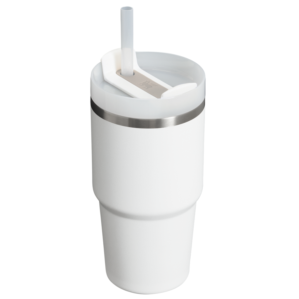 Splash-Resistant FlowState The Quencher H2.0 Flowstate Tumbler D030T - Double-Wall Vacuum Insulated Travel Tumbler with Straw Detail