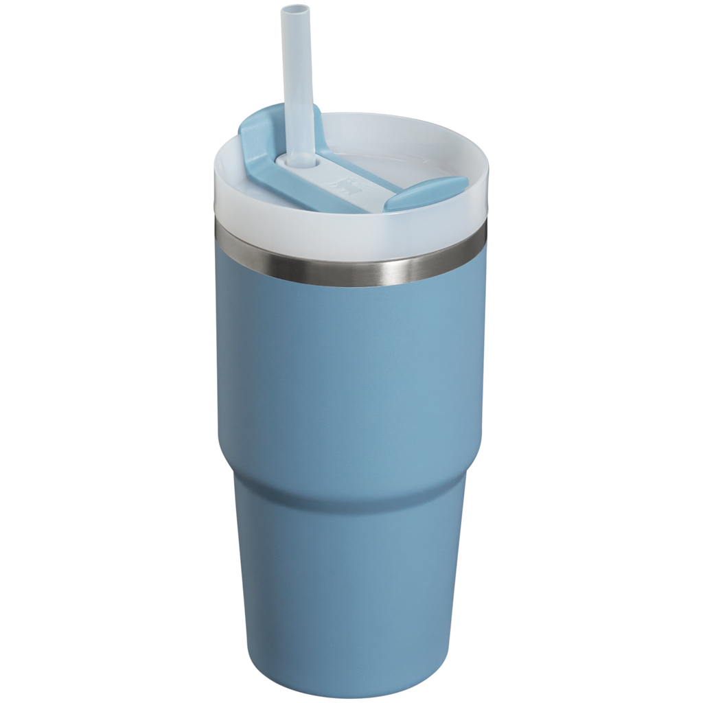 Splash-Resistant FlowState The Quencher H2.0 Flowstate Tumbler D030T - Double-Wall Vacuum Insulated Travel Tumbler with Straw Detail