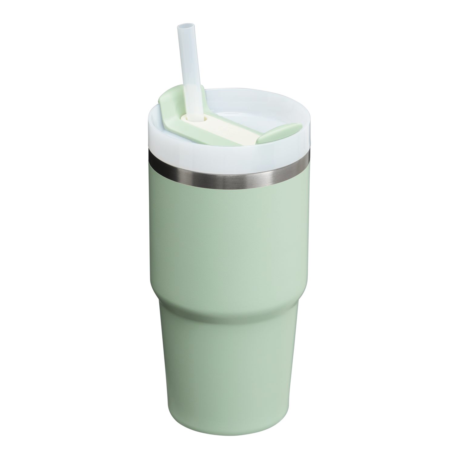 Splash-Resistant FlowState The Quencher H2.0 Flowstate Tumbler D030T - Double-Wall Vacuum Insulated Travel Tumbler with Straw Detail