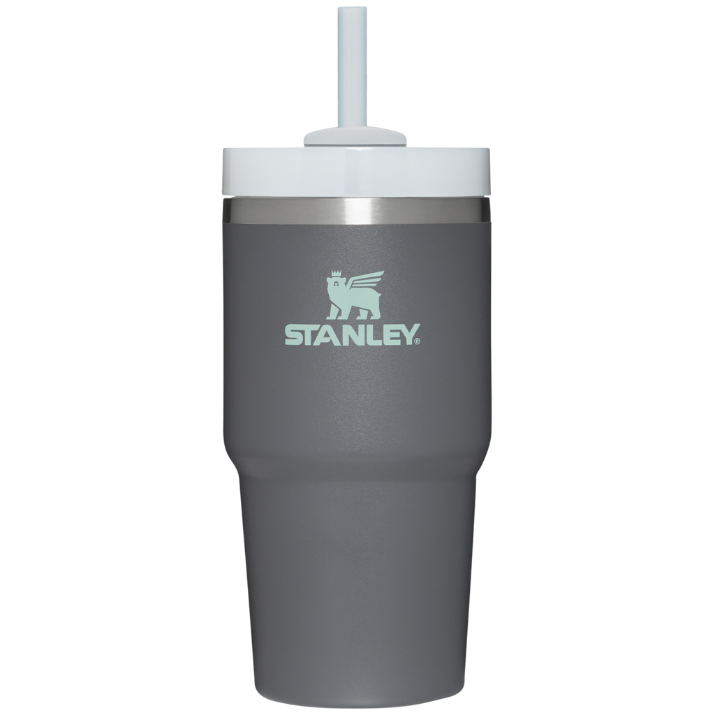 Splash-Resistant FlowState The Quencher H2.0 Flowstate Tumbler D030T - Double-Wall Vacuum Insulated Travel Tumbler with Straw Detail