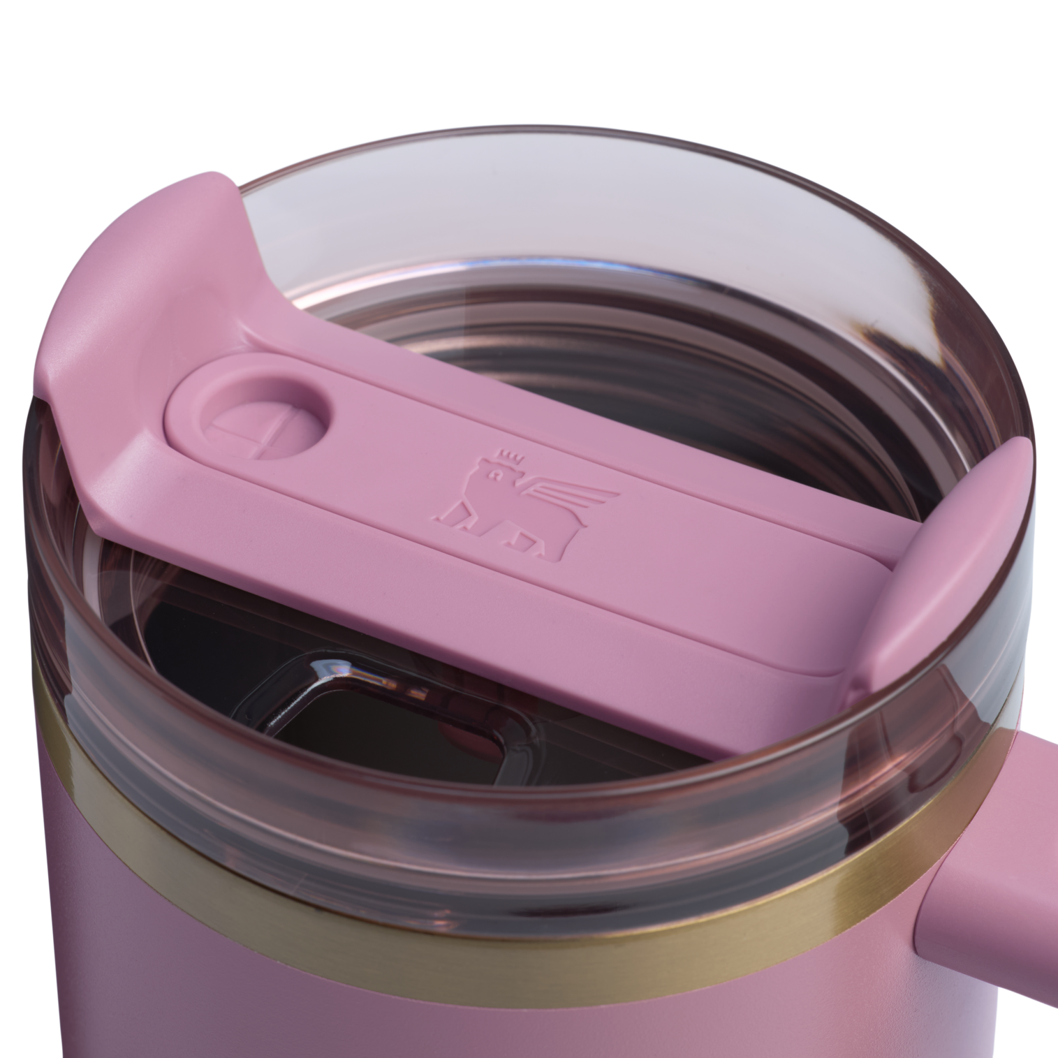 Splash-Resistant FlowState The Quencher H2.0 Flowstate Tumbler | Stanley Create D331C - Premium Stainless Steel Straw Cup for All-Day Hydration Detail