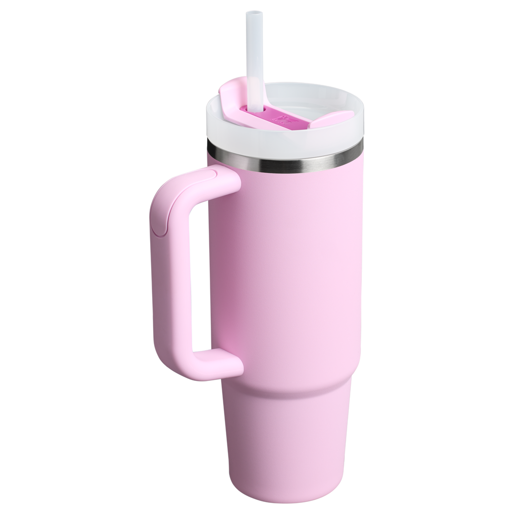 Splash-Resistant FlowState The Quencher H2.0 Flowstate Tumbler | Stanley Create D331C - Premium Stainless Steel Straw Cup for All-Day Hydration Detail