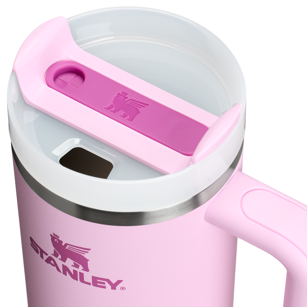Splash-Resistant FlowState The Quencher H2.0 Flowstate Tumbler | Stanley Create D331C - Premium Stainless Steel Straw Cup for All-Day Hydration Detail