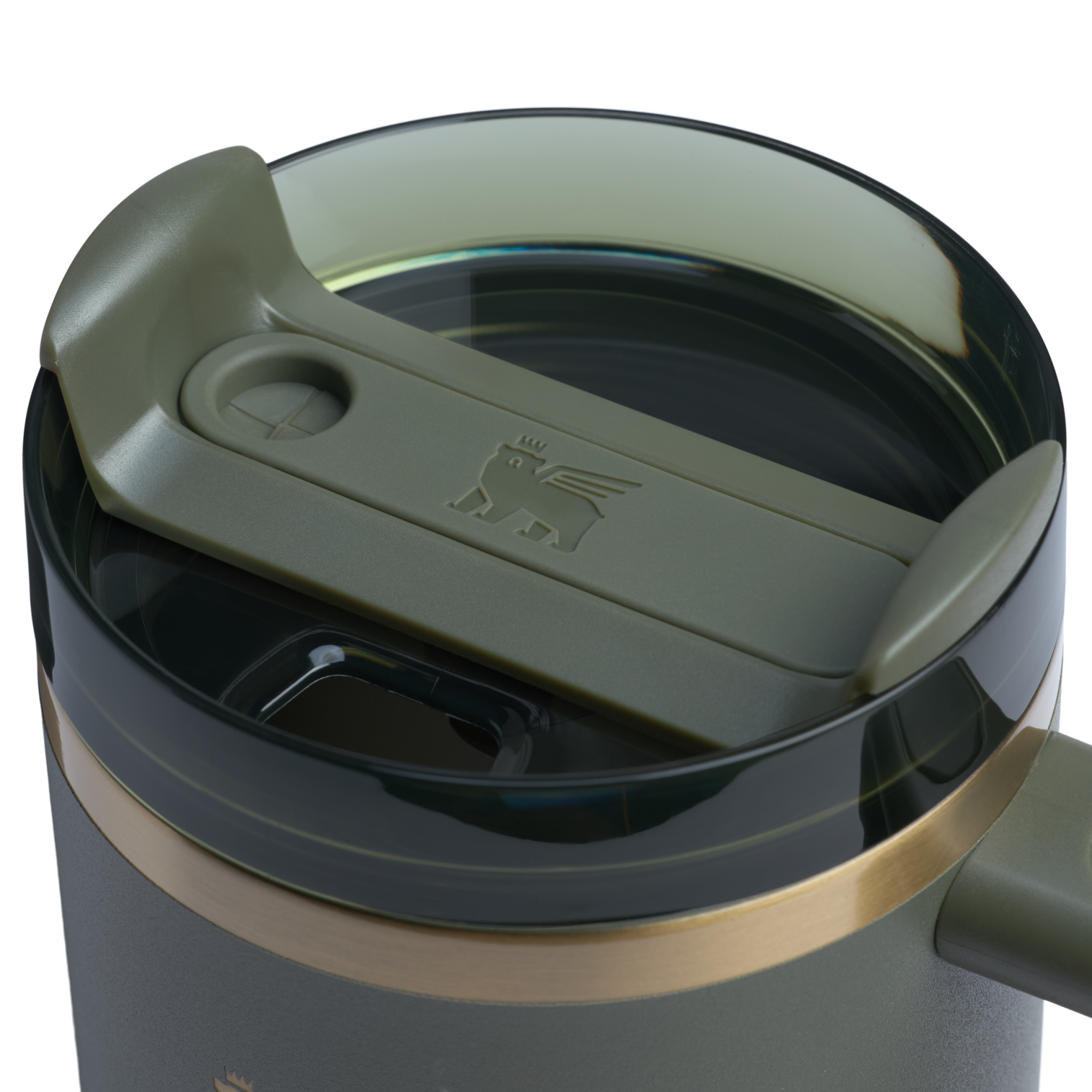 Splash-Resistant FlowState The Quencher H2.0 Flowstate Tumbler | Stanley Create D331C - Premium Stainless Steel Straw Cup for All-Day Hydration Detail