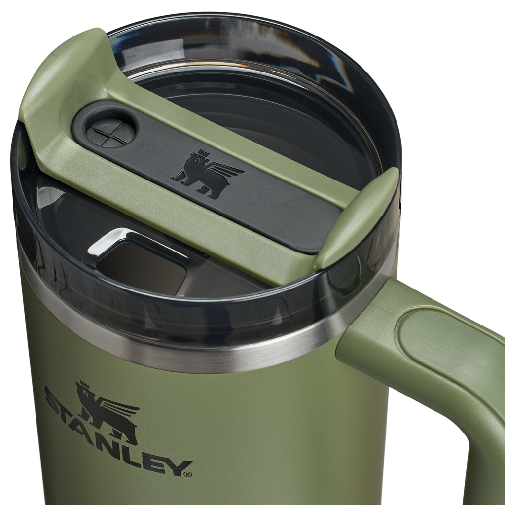 Splash-Resistant FlowState The Quencher H2.0 Flowstate Tumbler | Stanley Create D331C - Premium Stainless Steel Straw Cup for All-Day Hydration Detail