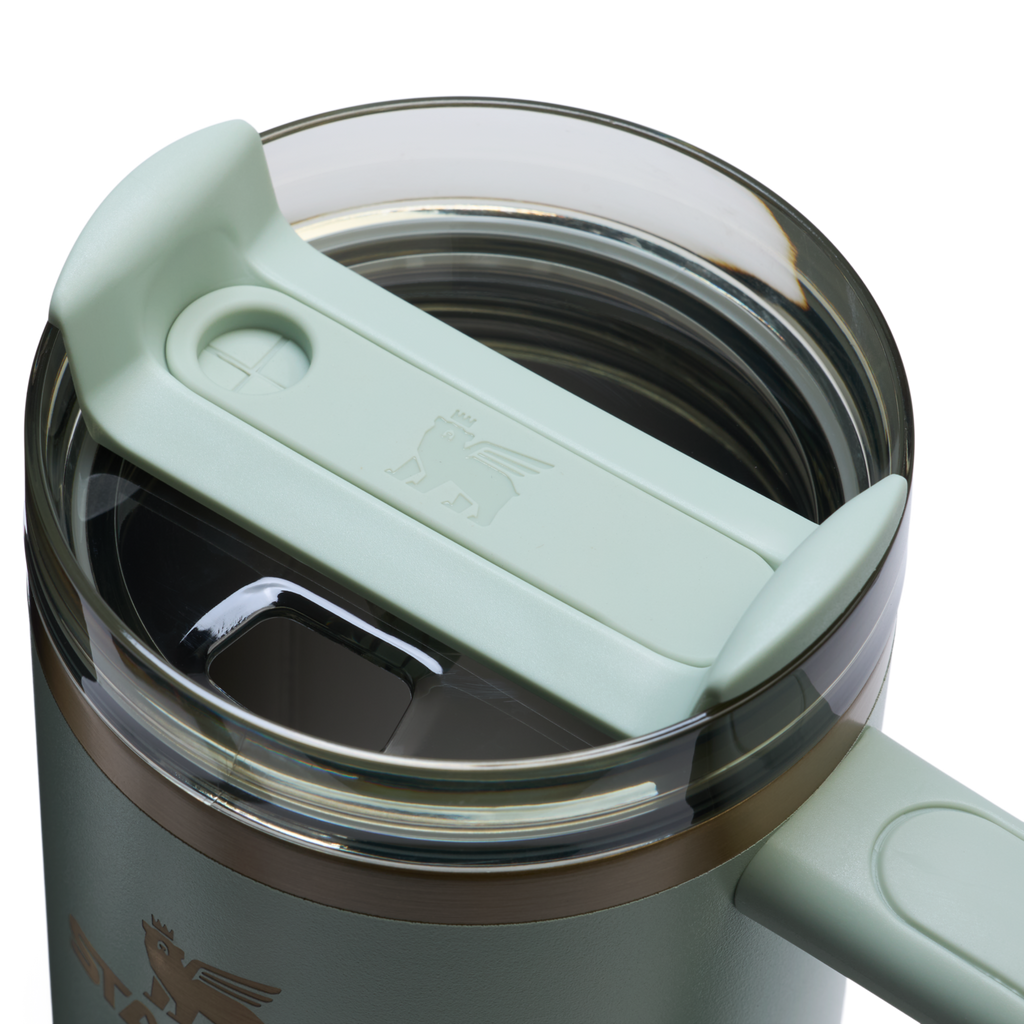Splash-Resistant FlowState The Quencher H2.0 Flowstate Tumbler | Stanley Create D331C - Premium Stainless Steel Straw Cup for All-Day Hydration Detail