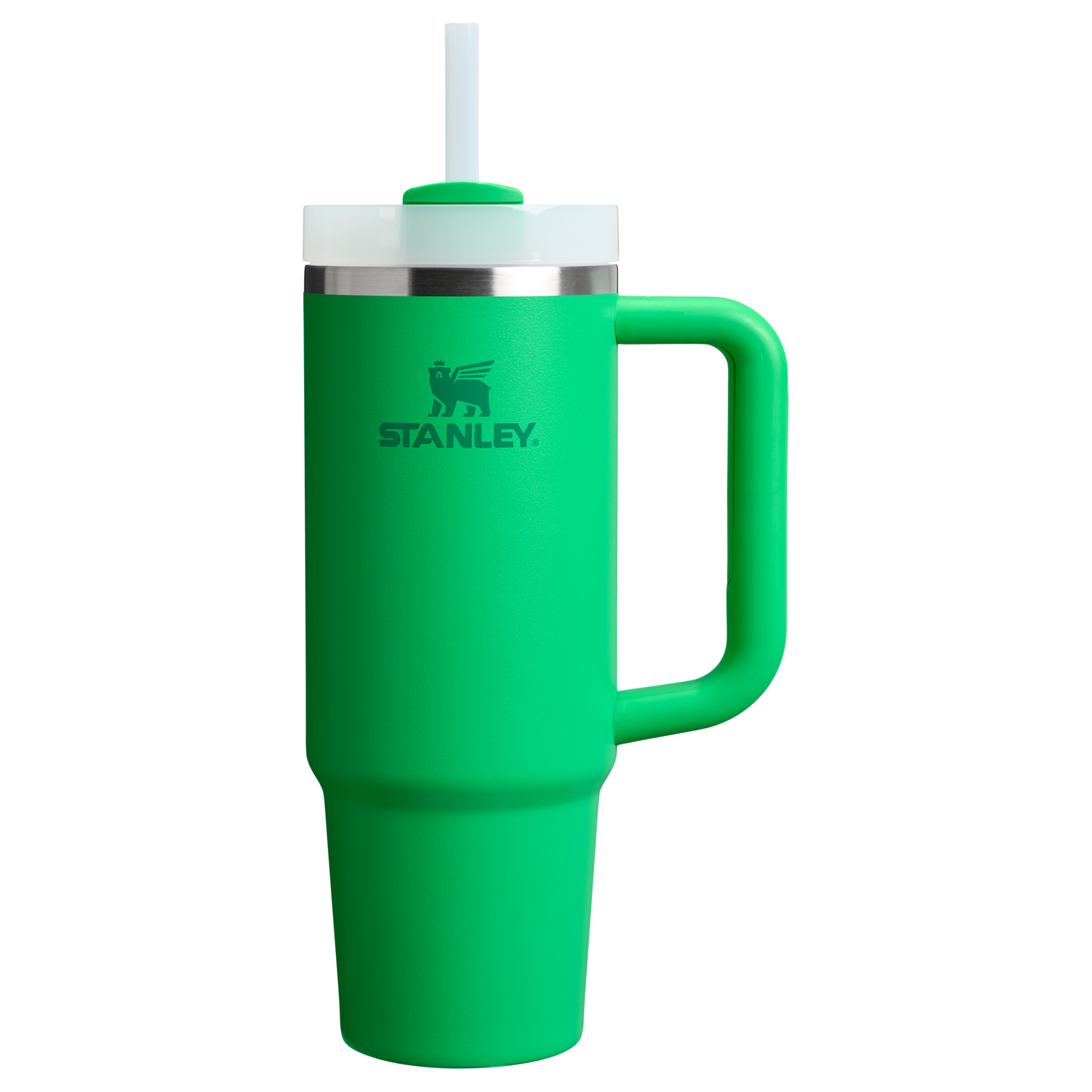 Splash-Resistant FlowState The Quencher H2.0 Flowstate Tumbler | Stanley Create D331C - Premium Stainless Steel Straw Cup for All-Day Hydration - Meadow