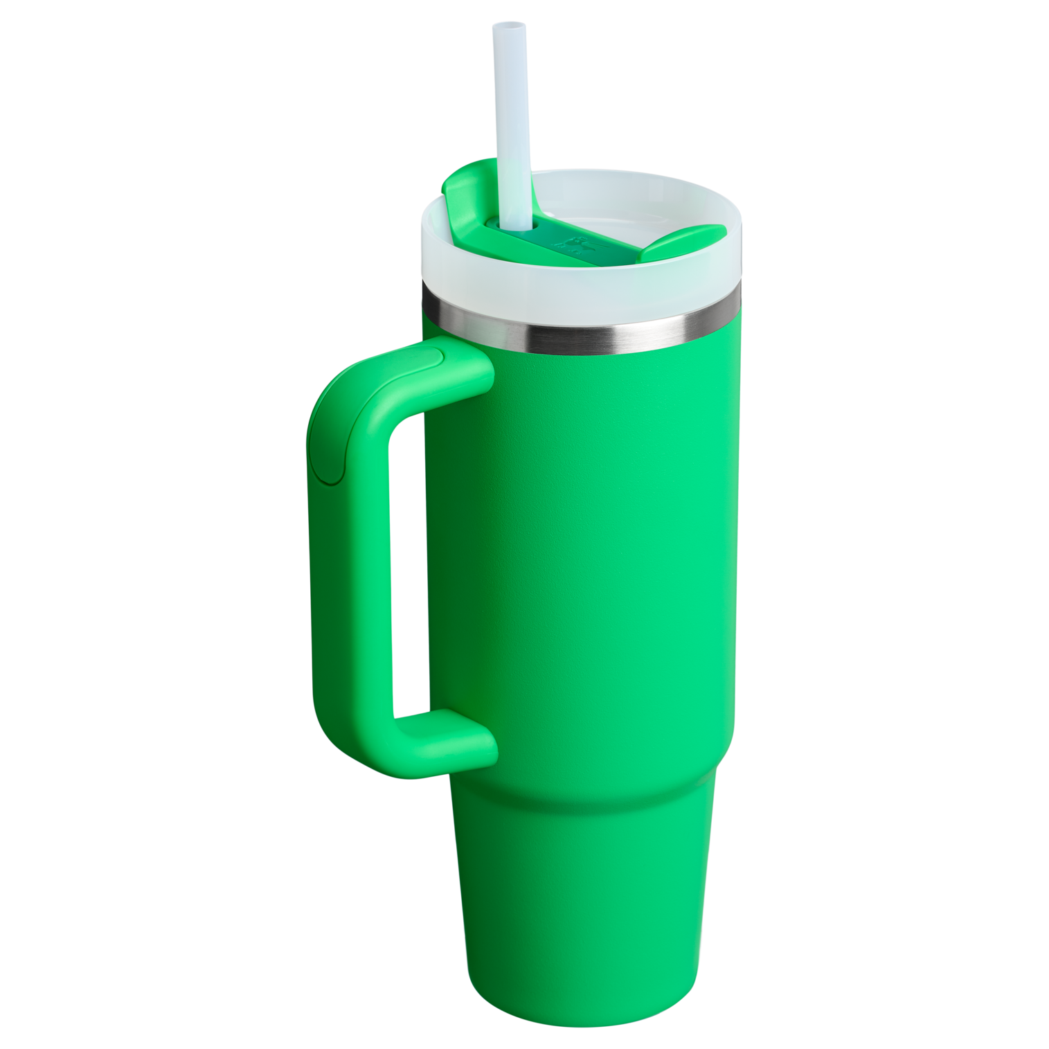 Splash-Resistant FlowState The Quencher H2.0 Flowstate Tumbler D030T - Double-Wall Vacuum Insulated Travel Tumbler with Straw Detail