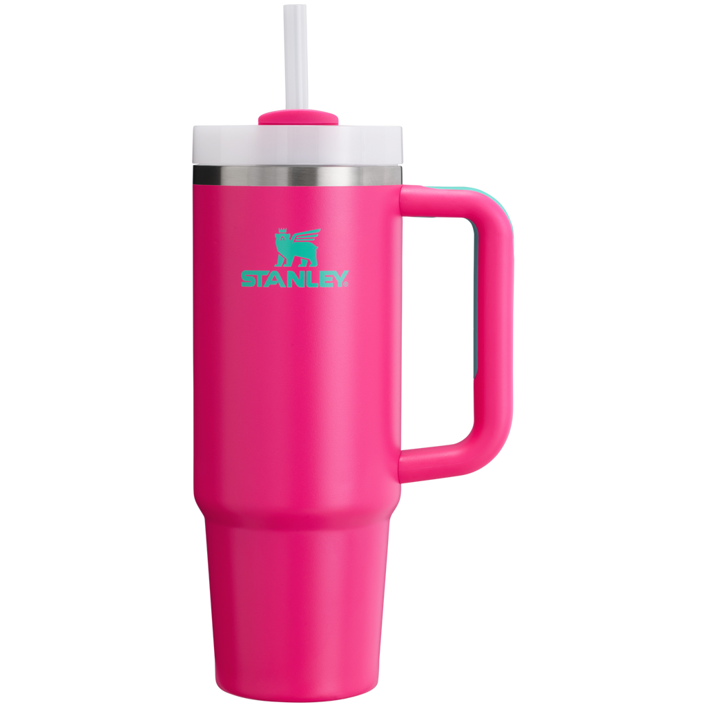 Splash-Resistant FlowState The Quencher H2.0 Flowstate Tumbler | Stanley Create D331C - Premium Stainless Steel Straw Cup for All-Day Hydration Detail
