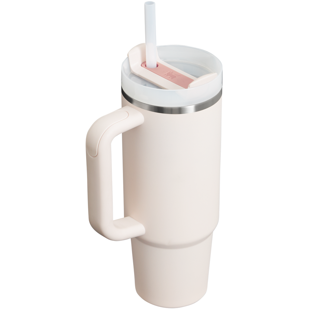 Splash-Resistant FlowState The Quencher H2.0 Flowstate Tumbler | Stanley Create D331C - Premium Stainless Steel Straw Cup for All-Day Hydration Detail