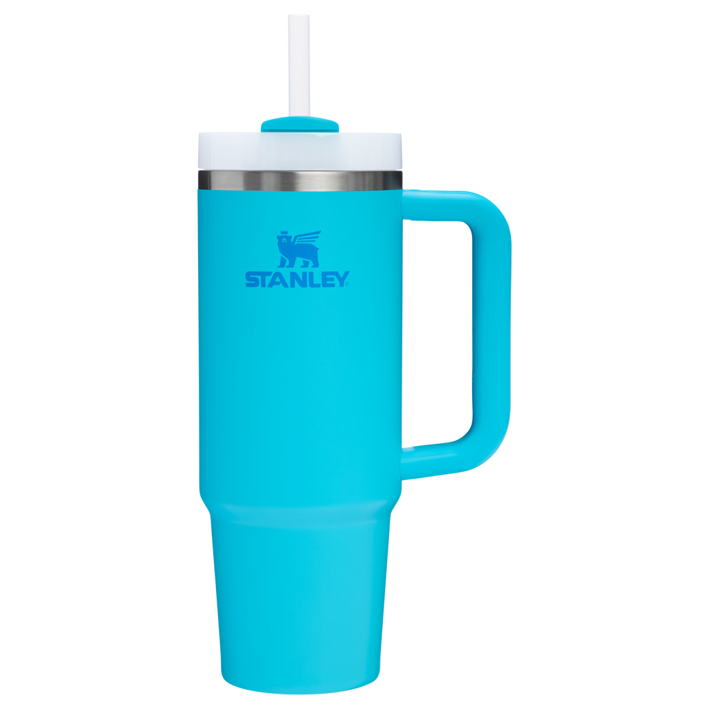 Splash-Resistant FlowState The Quencher H2.0 Flowstate Tumbler D030T - Double-Wall Vacuum Insulated Travel Tumbler with Straw Detail
