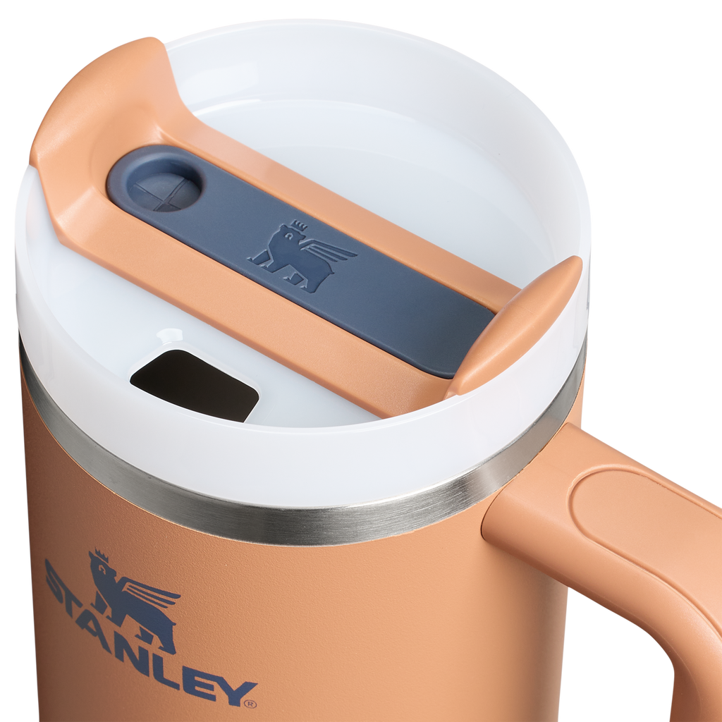 Splash-Resistant FlowState The Quencher H2.0 Flowstate Tumbler | Stanley Create D331C - Premium Stainless Steel Straw Cup for All-Day Hydration Detail