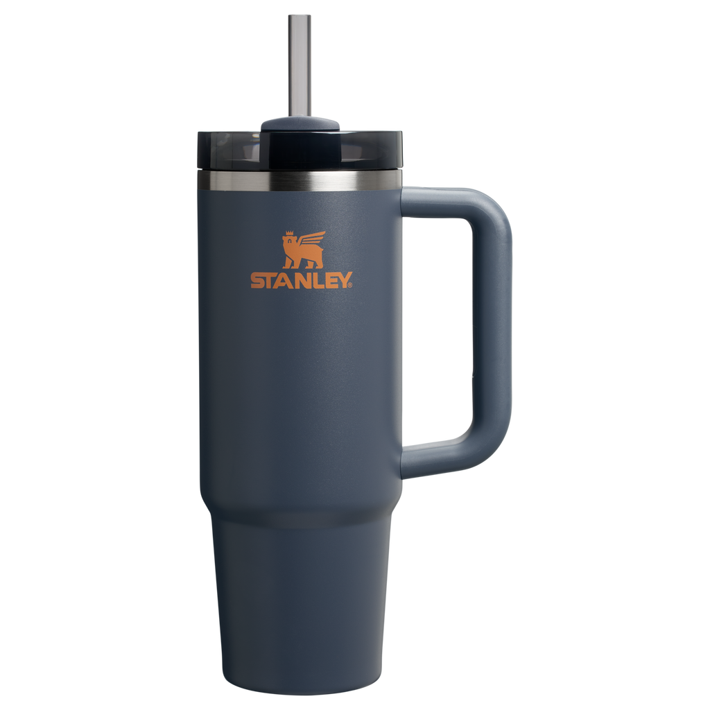 Splash-Resistant FlowState The Quencher H2.0 Flowstate Tumbler | Stanley Create D331C - Premium Stainless Steel Straw Cup for All-Day Hydration - Twilight