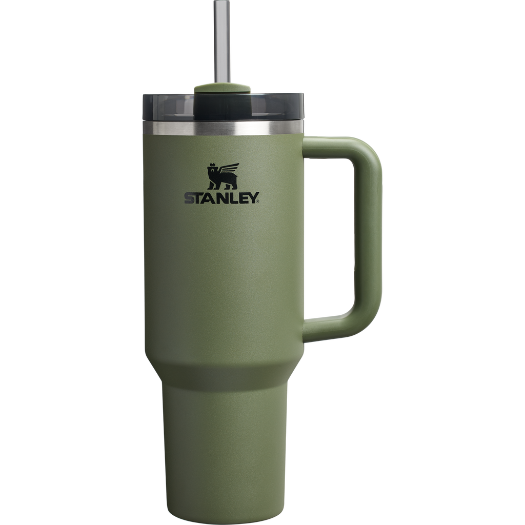 Double-Wall Vacuum The Quencher H2.0 Flowstate Tumbler D050X - FlowState 3-Position Lid Insulated Travel Mug - Dried Pine