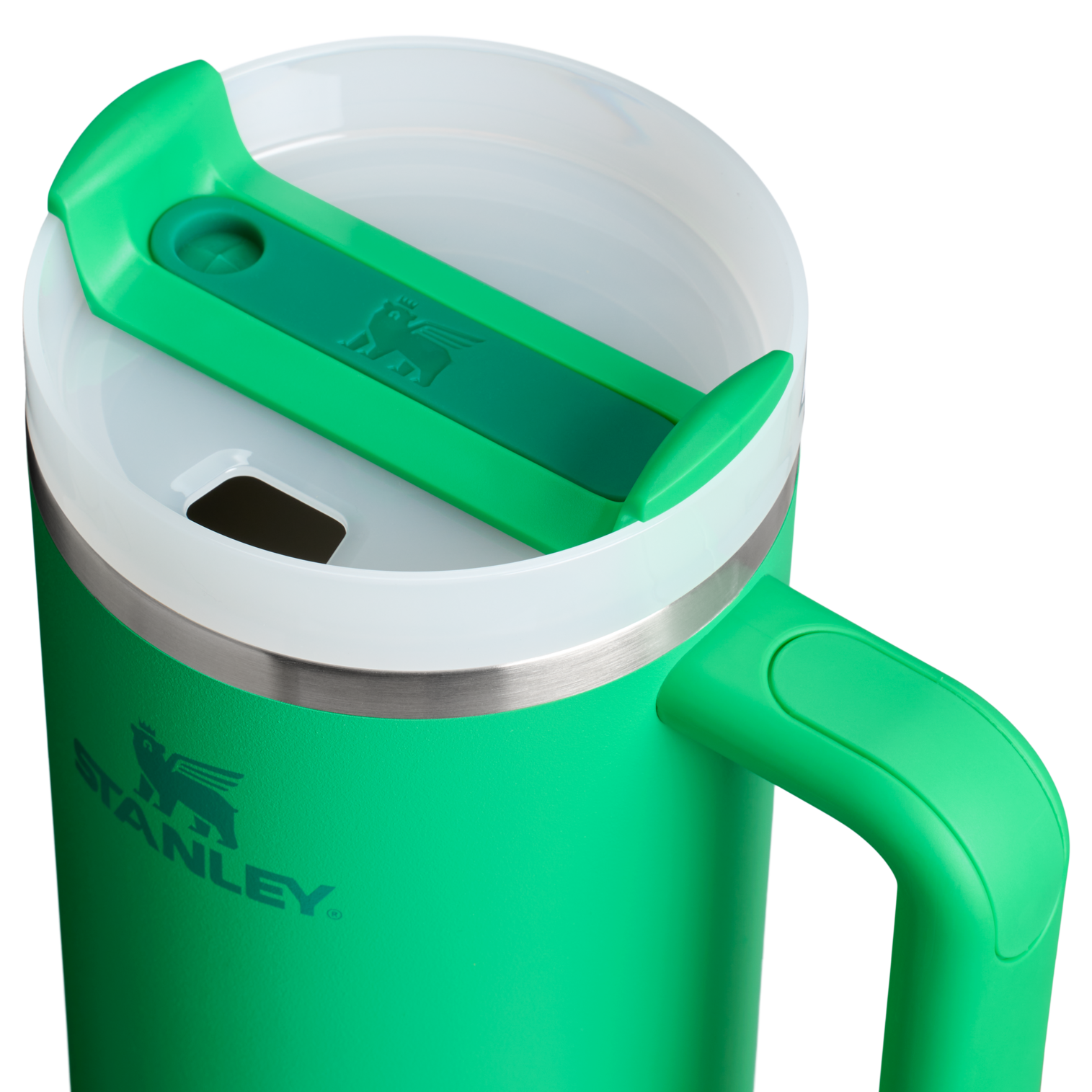 Double-Wall Vacuum The Quencher H2.0 Flowstate Tumbler  | Stanley Create D332L - Premium Stainless Steel Straw Cup for All-Day Hydration Detail