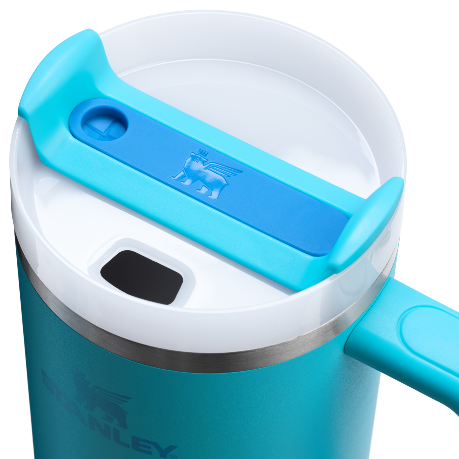 Double-Wall Vacuum The Quencher H2.0 Flowstate Tumbler  | Stanley Create D332L - Premium Stainless Steel Straw Cup for All-Day Hydration Detail