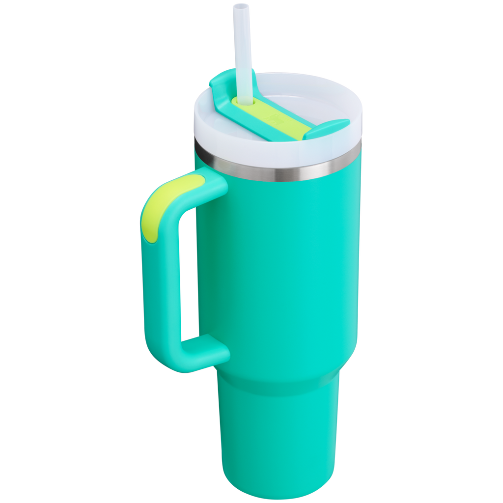 Double-Wall Vacuum The Quencher H2.0 Flowstate Tumbler  | Stanley Create D332L - Premium Stainless Steel Straw Cup for All-Day Hydration Detail