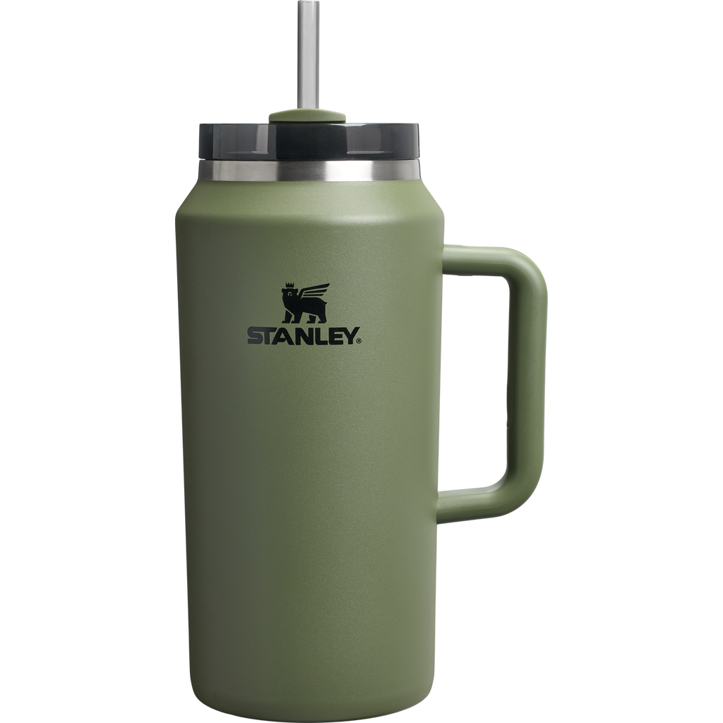 Double-Wall Vacuum The Quencher H2.0 Flowstate Tumbler D033Q - Double-Wall Vacuum Insulated Travel Tumbler with Straw - Dried Pine