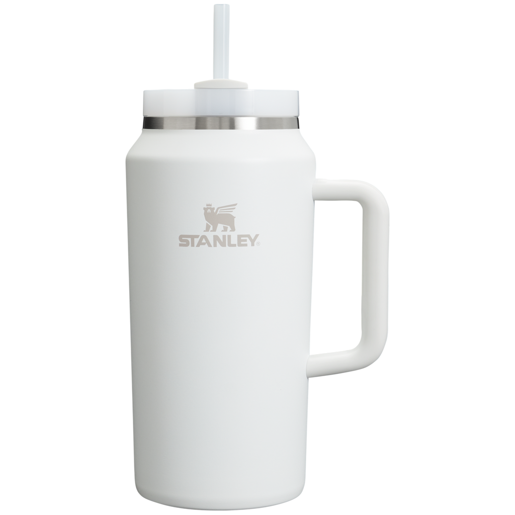 Double-Wall Vacuum The Quencher H2.0 Flowstate Tumbler D033Q - Double-Wall Vacuum Insulated Travel Tumbler with Straw - Frost