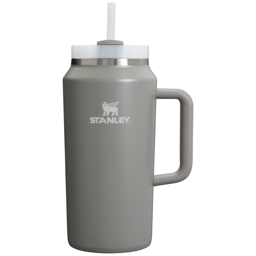 Double-Wall Vacuum The Quencher H2.0 Flowstate Tumbler D033Q - Double-Wall Vacuum Insulated Travel Tumbler with Straw - Stone