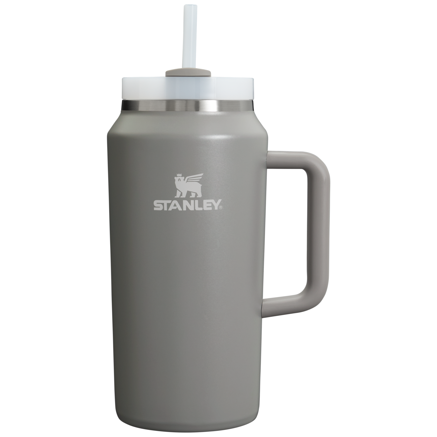 Double-Wall Vacuum The Quencher H2.0 Flowstate Tumbler D033Q - Double-Wall Vacuum Insulated Travel Tumbler with Straw - Stone