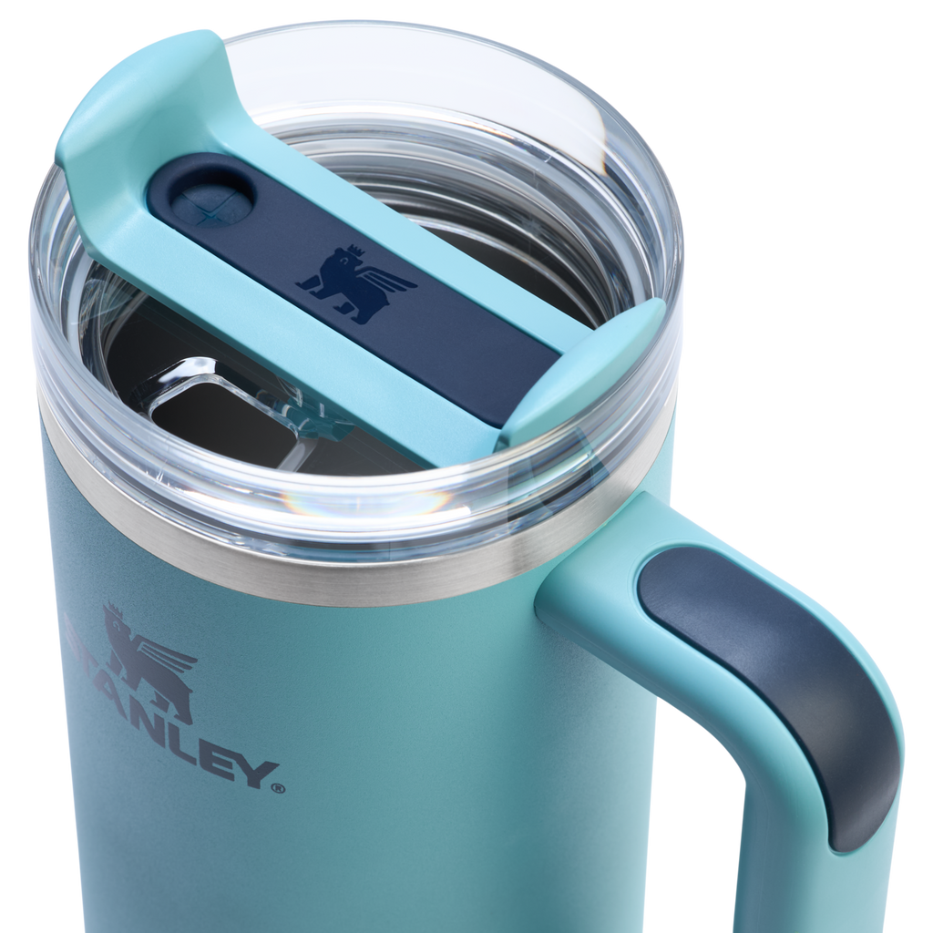Splash-Resistant FlowState The Quencher H2.0 Flowstate Tumbler | Stanley Create D331C - Premium Stainless Steel Straw Cup for All-Day Hydration Detail