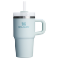 Splash-Resistant FlowState The Quencher H2.O Flowstate Tumbler with Handle | Stanley Create D309N - Double-Wall Vacuum Insulated Travel Tumbler with Straw - Meadow