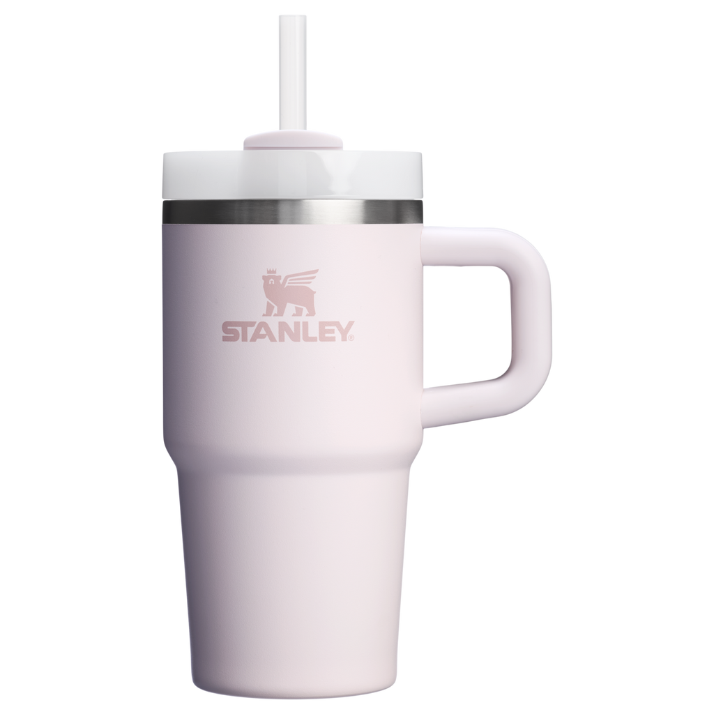 Car-Cup Friendly The Quencher H2.O Flowstate Tumbler | Stanley Create D274S - Premium Stainless Steel Straw Cup for All-Day Hydration - Rose Quartz 2.0