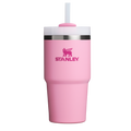 Splash-Resistant FlowState The Quencher H2.0 Flowstate Tumbler | Stanley Create D330L - Premium Stainless Steel Straw Cup for All-Day Hydration - Rose Quartz 2.0