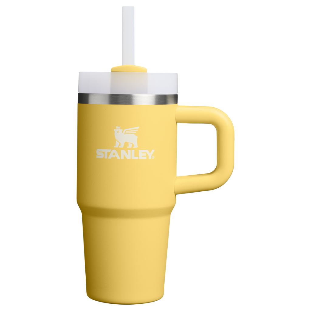 Insulated Travel The Quencher H2.O Flowstate Tumbler | Stanley Create D291F - 40oz Large Capacity Car-Cup Friendly Quencher - Daffodil