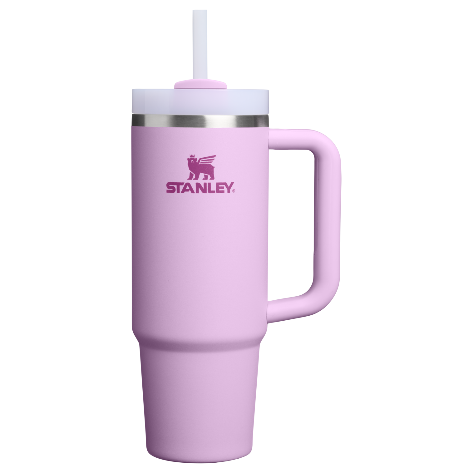 Splash-Resistant FlowState The Quencher H2.0 Flowstate Tumbler D051L - 40oz Large Capacity Car-Cup Friendly Quencher - Soft Orchid