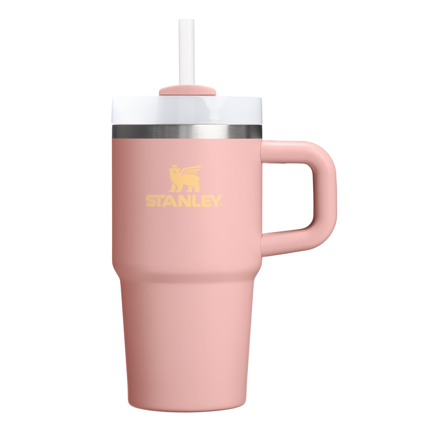 Double-Wall Vacuum The Quencher H2.O Flowstate Tumbler D069R - 40oz Large Capacity Car-Cup Friendly Quencher - Peach Rose