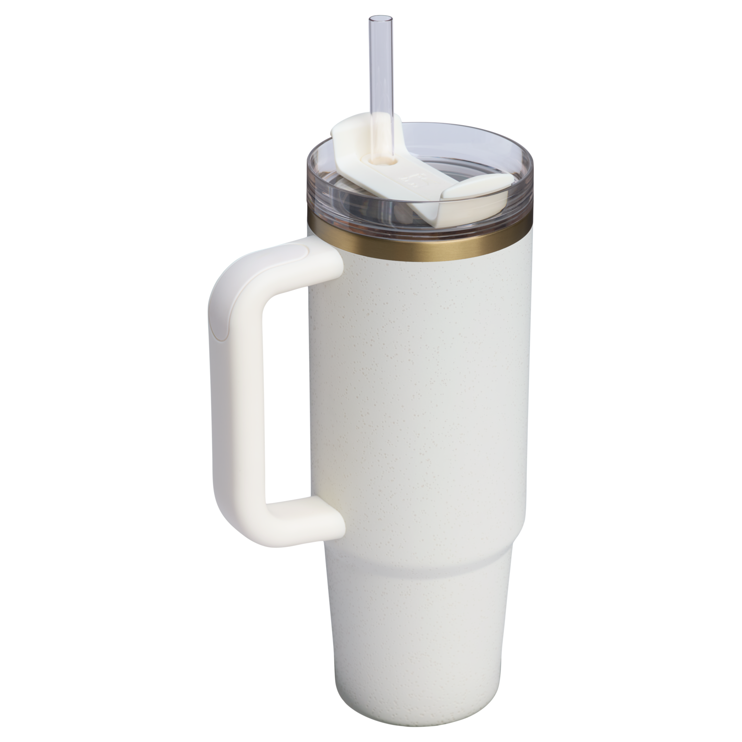 Splash-Resistant FlowState The Quencher H2.0 Flowstate Tumbler | Stanley Create D331C - Premium Stainless Steel Straw Cup for All-Day Hydration Detail