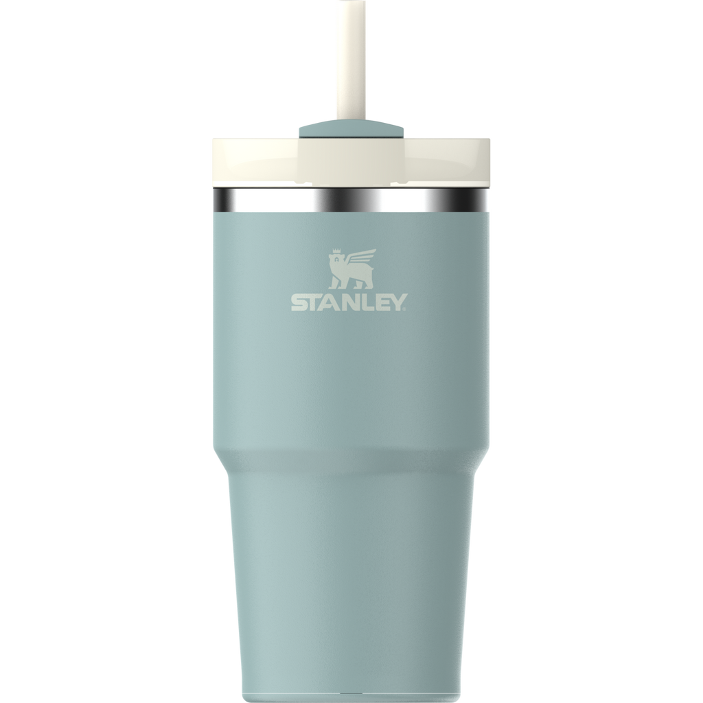Splash-Resistant FlowState The Quencher H2.0 Flowstate Tumbler D030T - Double-Wall Vacuum Insulated Travel Tumbler with Straw Detail