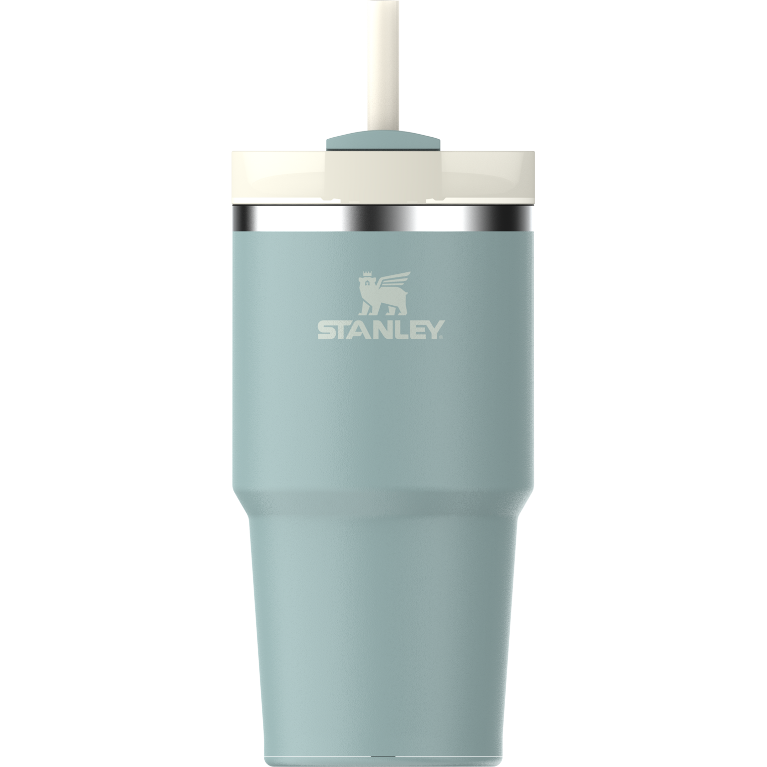 Splash-Resistant FlowState The Quencher H2.0 Flowstate Tumbler D030T - Double-Wall Vacuum Insulated Travel Tumbler with Straw Detail