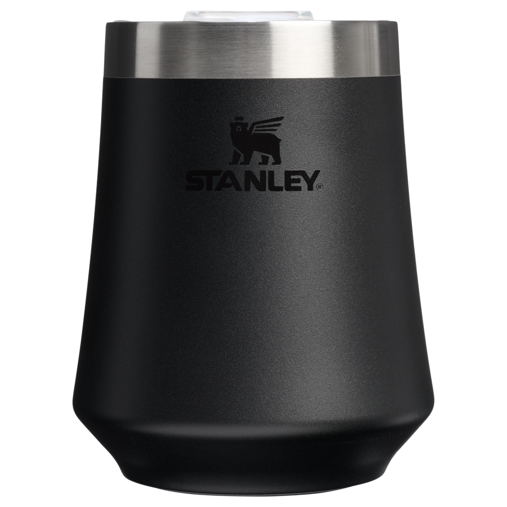Flavor-Preserving The Reserve Wine Tumbler | Stanley Create D302P - Premium Insulated Egg-Shaped Wine Glass for Outdoors - Black 2.0