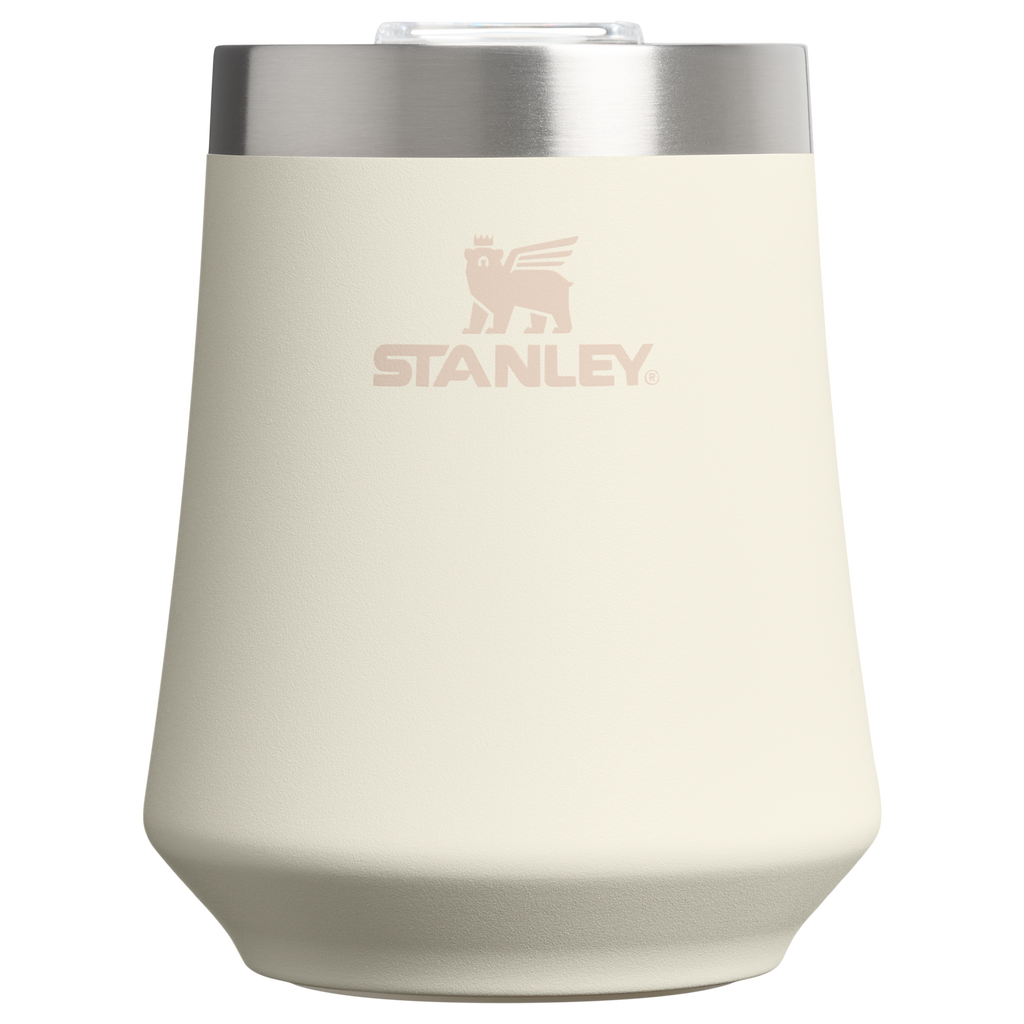 Flavor-Preserving The Reserve Wine Tumbler | Stanley Create D302P - Premium Insulated Egg-Shaped Wine Glass for Outdoors - Cream
