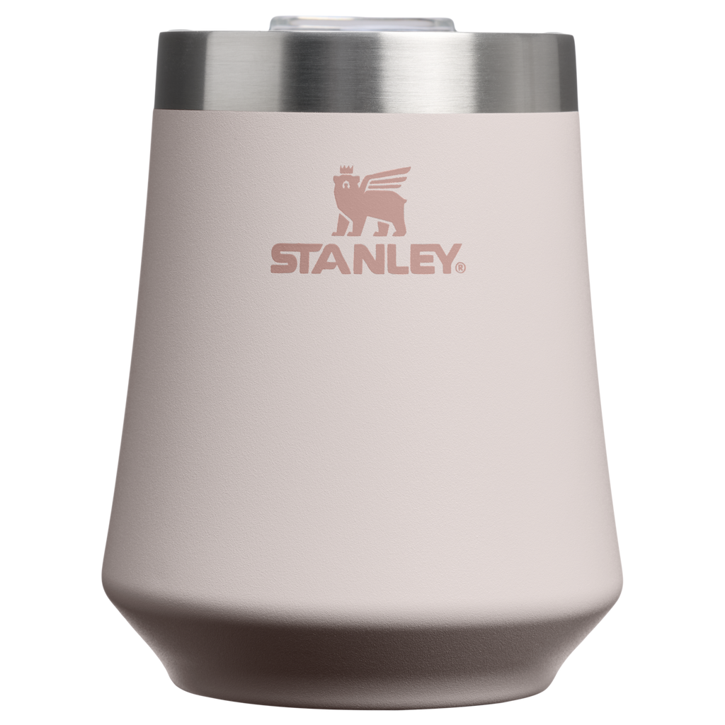 Flavor-Preserving The Reserve Wine Tumbler | Stanley Create D302P - Premium Insulated Egg-Shaped Wine Glass for Outdoors - Rose Quartz