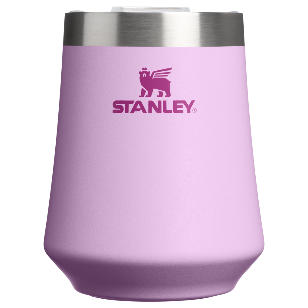 Flavor-Preserving The Reserve Wine Tumbler | Stanley Create D302P - Premium Insulated Egg-Shaped Wine Glass for Outdoors - Soft Orchid