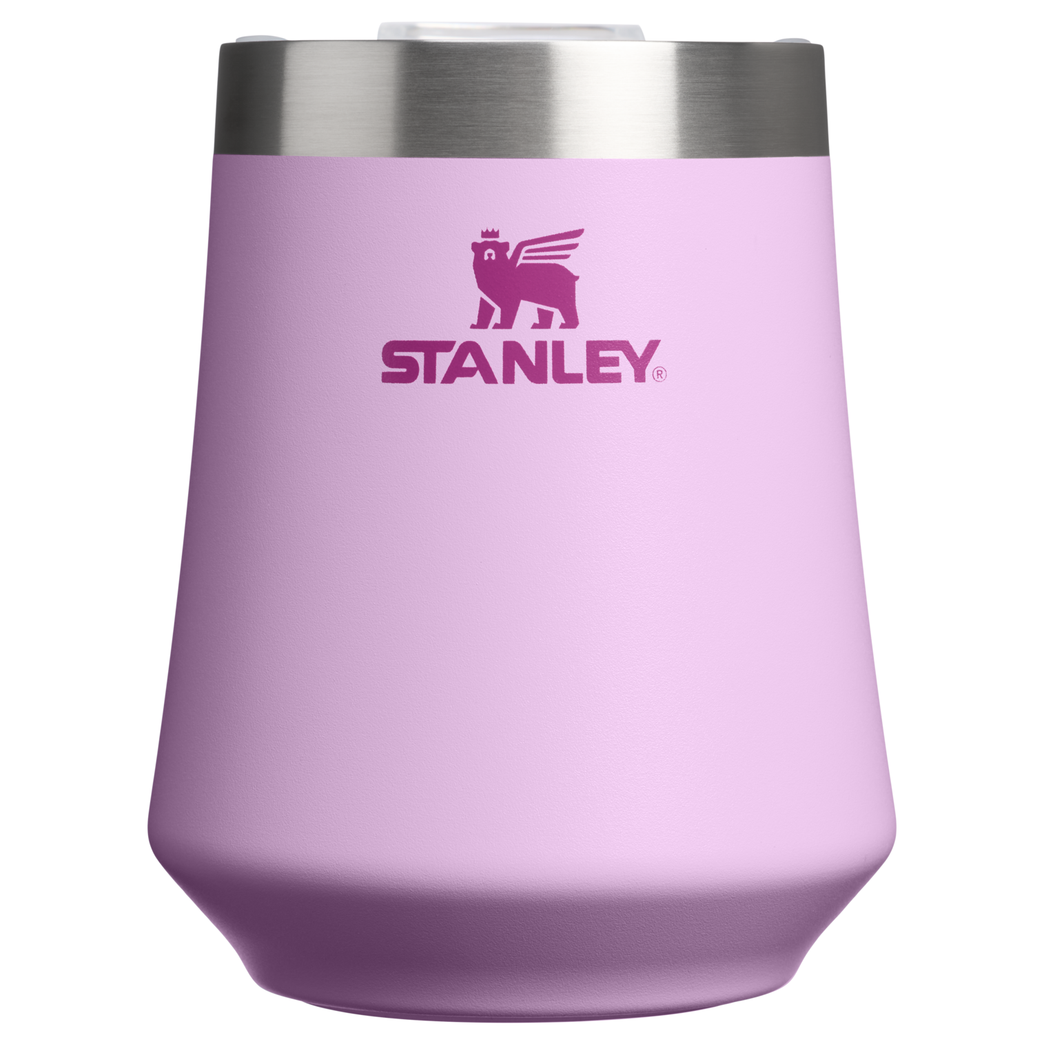 Flavor-Preserving The Reserve Wine Tumbler | Stanley Create D302P - Premium Insulated Egg-Shaped Wine Glass for Outdoors - Soft Orchid
